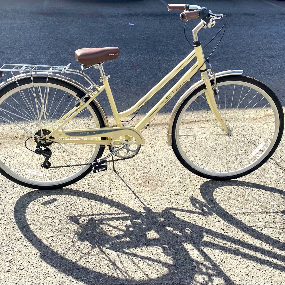 Woman bike